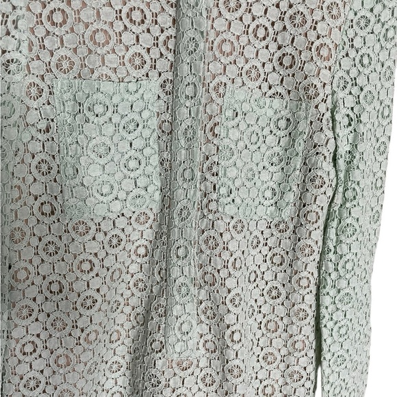Victoria Beckham For Target Lace Dress Mint Green Nude Underlay Small - Picture 3 of 7
